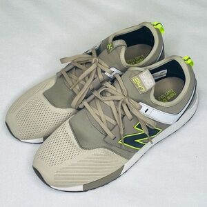New Balance 247 Size 10 LIKE NEW! Tan/grey reflective trim